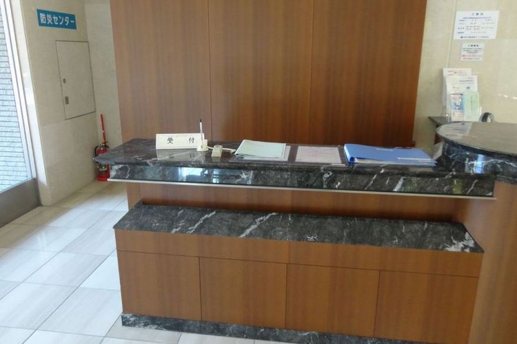 Ｇ.Ａ.タワーのフロントカウンター